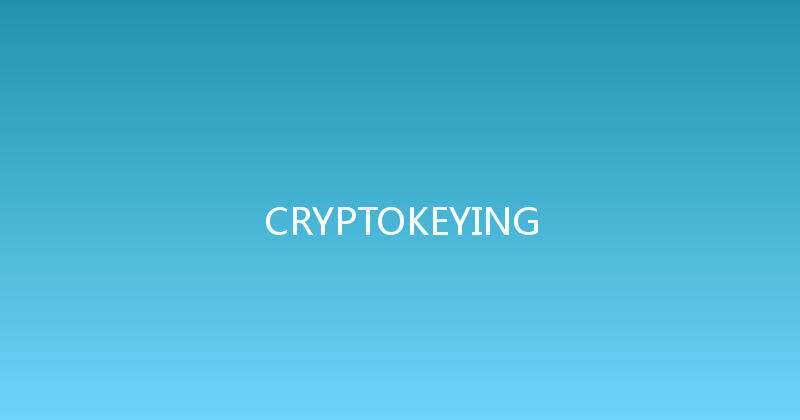 CRYPTOKEYING 