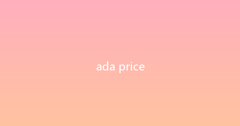 ada price 